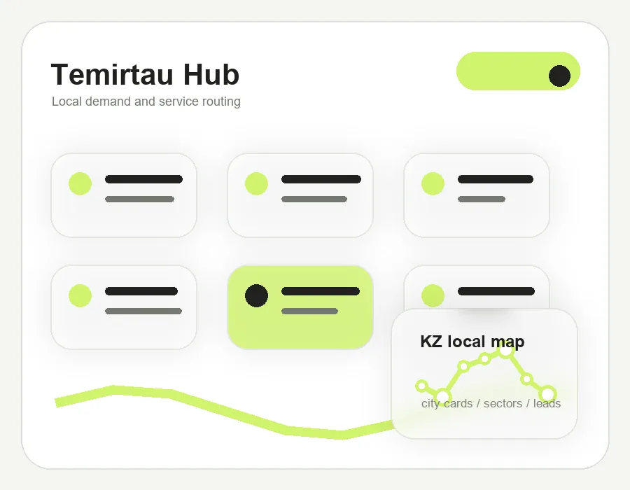 Generated local market image for Temirtau