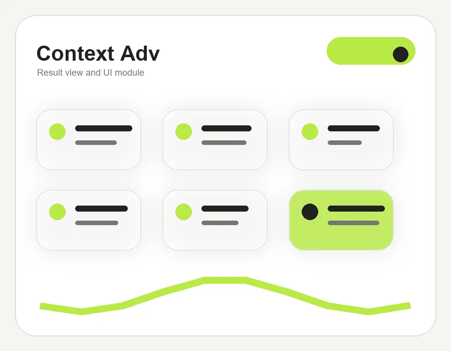 3D commercial visual for Google and Yandex contextual ads