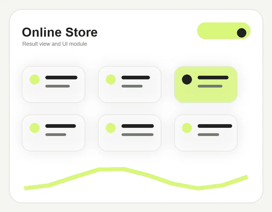 3D commercial visual for Online store development